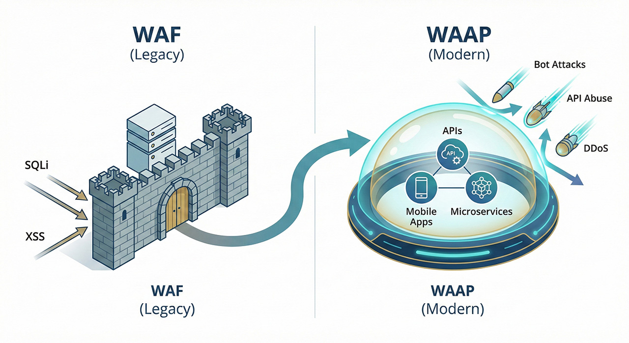WAF to WAAP Evolution Concept
