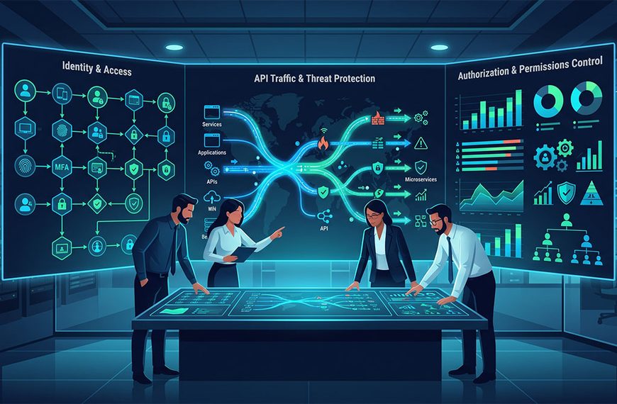 企業資安團隊透過管理介面檢視 AI 零信任架構與存取權限
