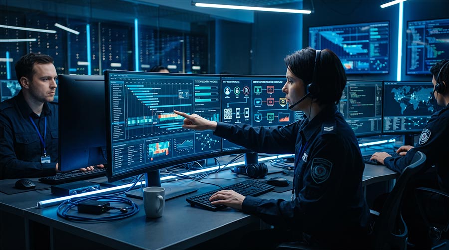 soc-team-incident-response-log-forensics 資安事件應變團隊進行設備日誌鑑識與系統復原